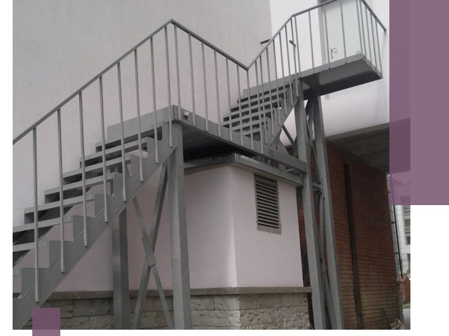 Монтаж пожарных лестниц под ключ в Слободской с гарантией качества