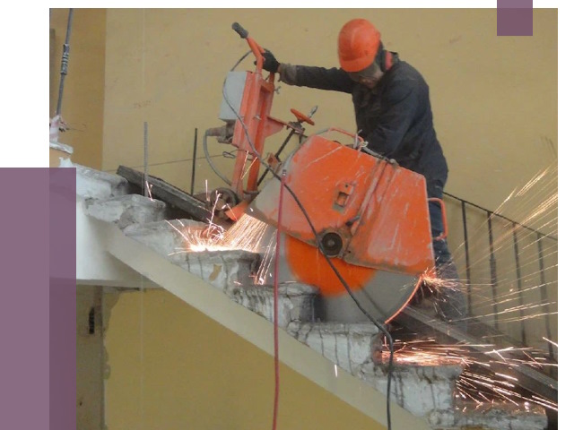 Демонтаж бетонных лестниц в Слободской от 4637 руб. за м2 | ПРОЛЁТ-Слб