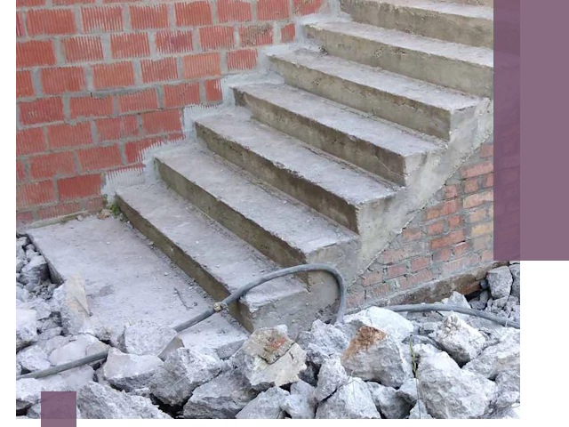 Демонтаж бетонных лестниц в Слободской: быстро и безопасно
