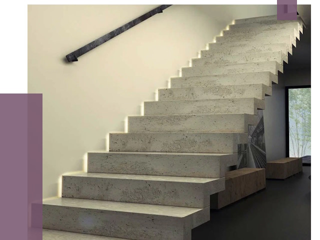 Облицовка бетонных лестниц в Слободской от 4637 руб/м2 