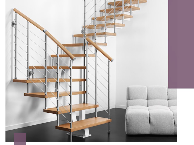 Модульные лестницы под ключ в Слободской — монтаж и изготовление
