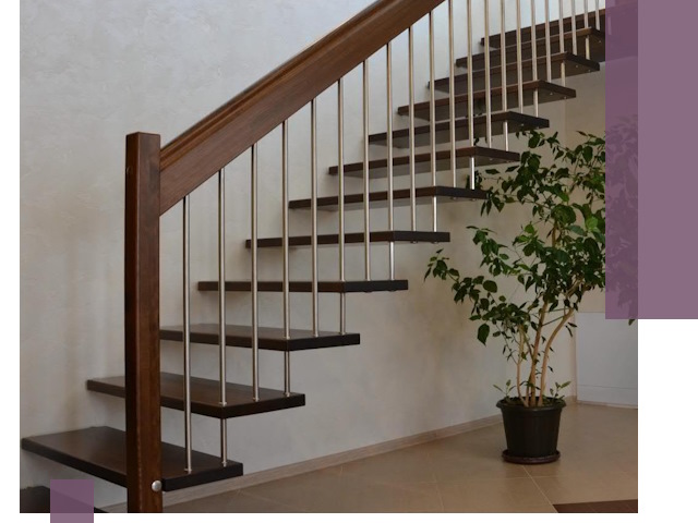 Лестницы на больцах под ключ в Слободской – изготовление и монтаж