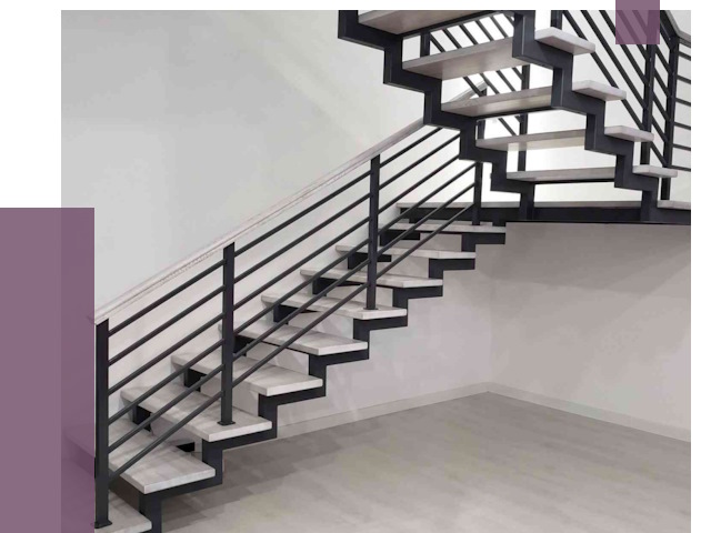 Лестницы на металлокаркасе под ключ в Слободской от 12881 руб. | ПРОЛЁТ-Слб