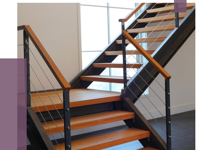 Изготовление лестниц на металлокаркасе в Слободской от 19064 руб. | ПРОЛЁТ-Слб