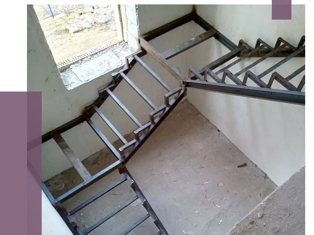 Монтаж лестниц на металлокаркасе в Слободской от 12881 руб. — ПРОЛЁТ-Слб