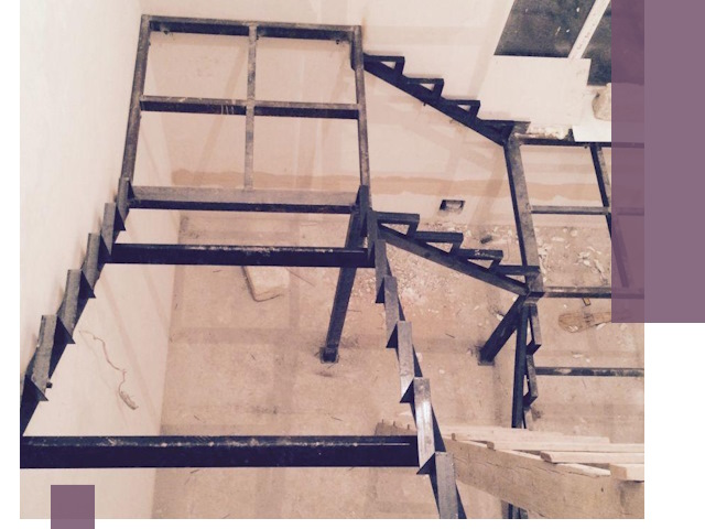 Монтаж лестниц на металлокаркасе в Слободской быстро и качественно