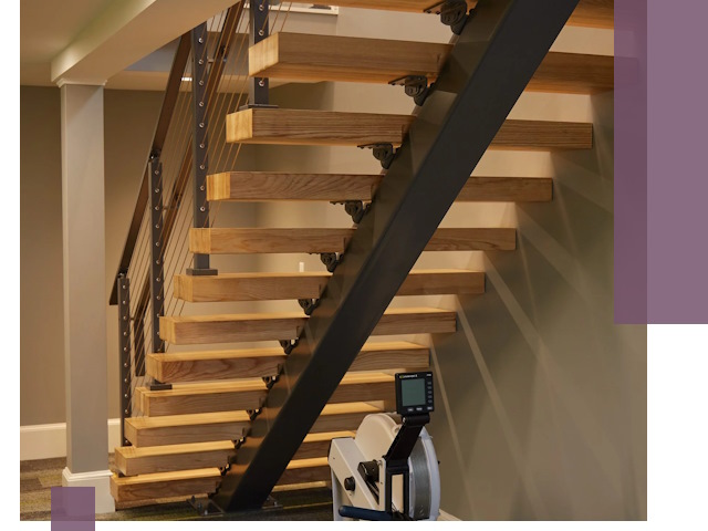 Лестницы на монокосоурах под ключ в Слободской - изготовление и монтаж