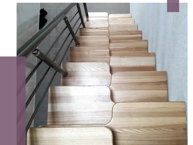 Лестницы гусиный шаг в Слободской от 13139 руб. под ключ | ПРОЛЁТ-Слб