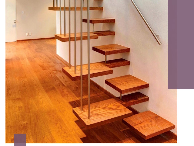 Лестницы «гусиный шаг» на заказ в Слободской для узких пространств