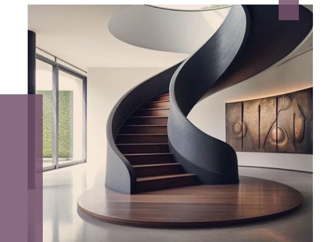 Элитные лестницы под заказ в Слободской от 190643 руб. — ПРОЛЁТ-Слб