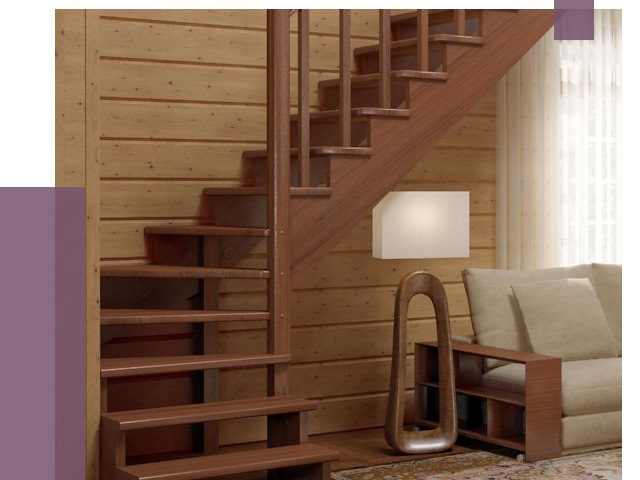 Лестницы эконом класса в Слободской от 18394 руб. бюджетные решения