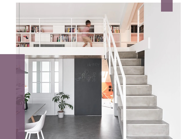 Лестницы для двухуровневой квартиры в Слободской от 177761 руб. | ПРОЛЁТ-Слб