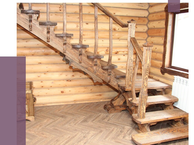 Лестницы в баню в Слободской от 19270 руб. — изготовление | ПРОЛЁТ-Слб