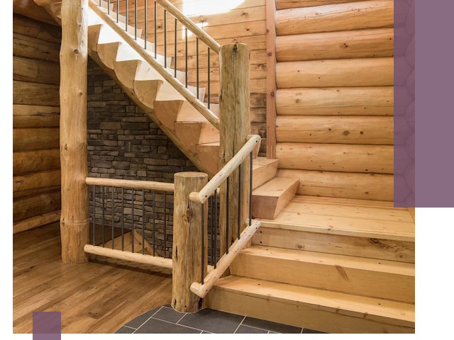 Лестницы в баню под заказ и профессиональный монтаж в Слободской