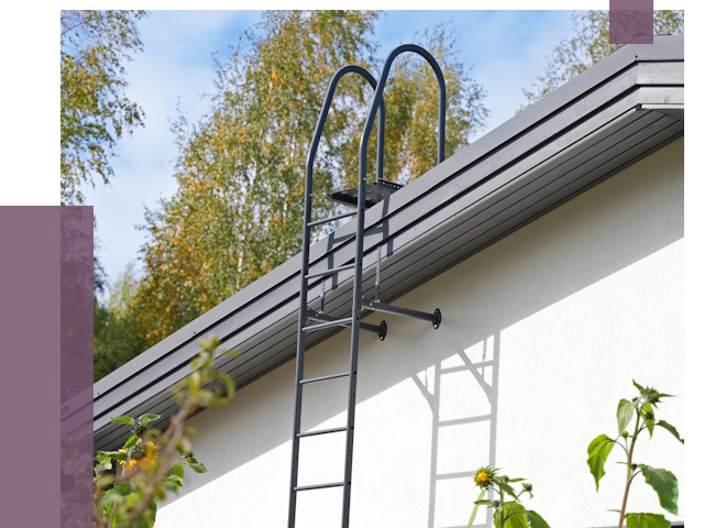 Лестницы на крышу в Слободской от 19270 руб. — монтаж и монтаж ПРОЛЁТ-Слб