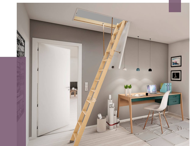 Чердачные лестницы в Слободской — от 14685 руб. | ПРОЛЁТ-Слб