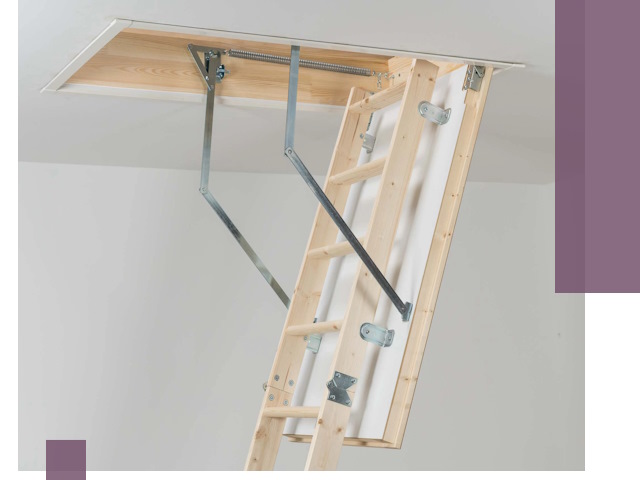 Установка чердачной лестницы под ключ в Слободской