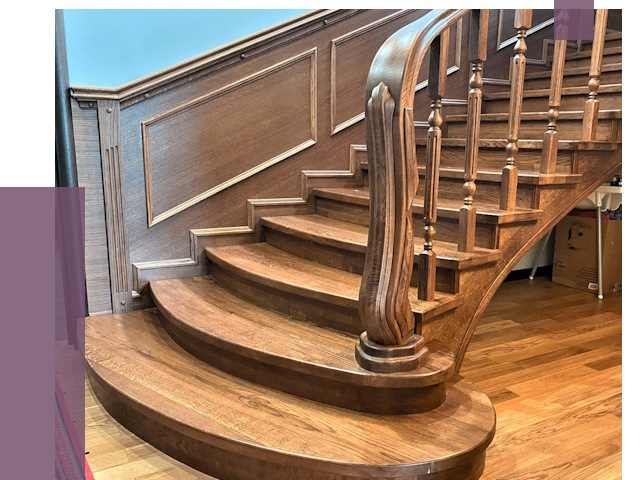 Дубовые лестницы под ключ в Слободской от 177761 руб. — ПРОЛЁТ-Слб