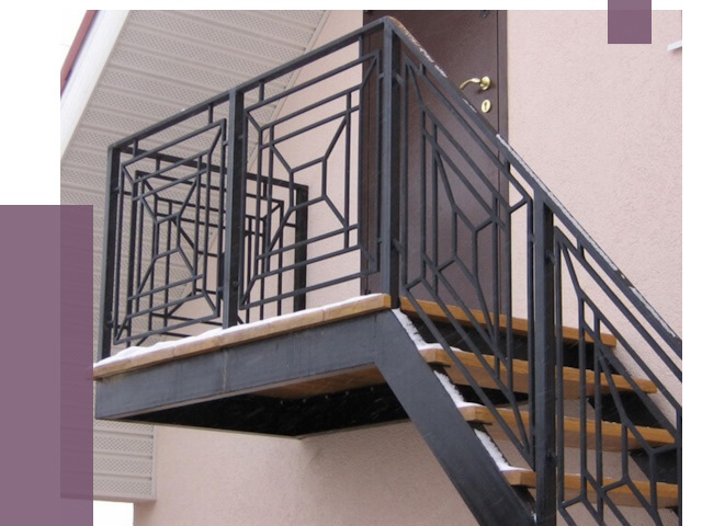 Металлические перила в Слободской от 4328 руб.  | ПРОЛЁТ-Слб