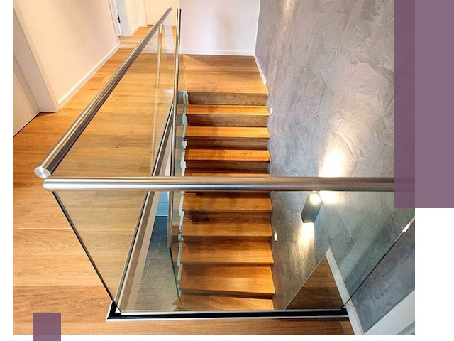 Перила для лестницы в доме — изготовление и монтаж в Слободской