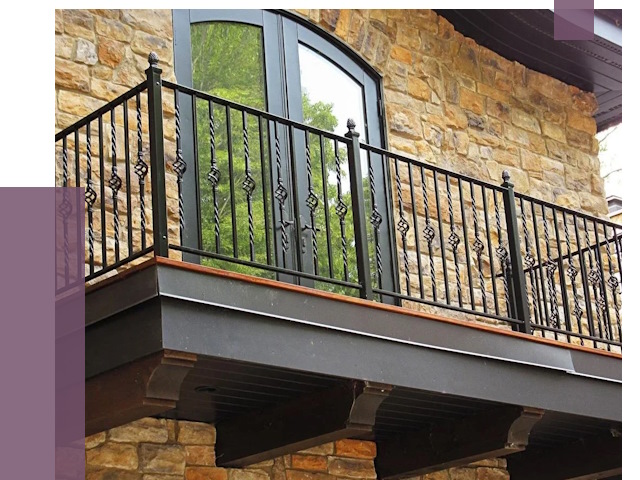 Балконные ограждения в Слободской от 8089 руб. — купить | ПРОЛЁТ-Слб