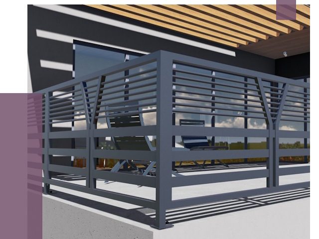 Изготовление балконных ограждений в Слободской от 10820 руб. | ПРОЛЁТ-Слб