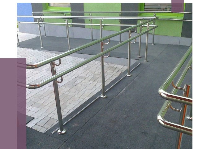 Ограждения пандусов в Слободской от 4380 руб. монтаж | ПРОЛЁТ-Слб