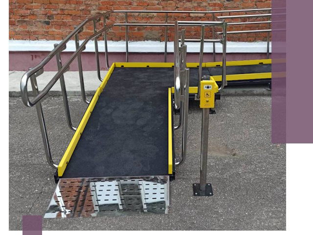 Изготовление наклонных пандусов для инвалидов в Слободской