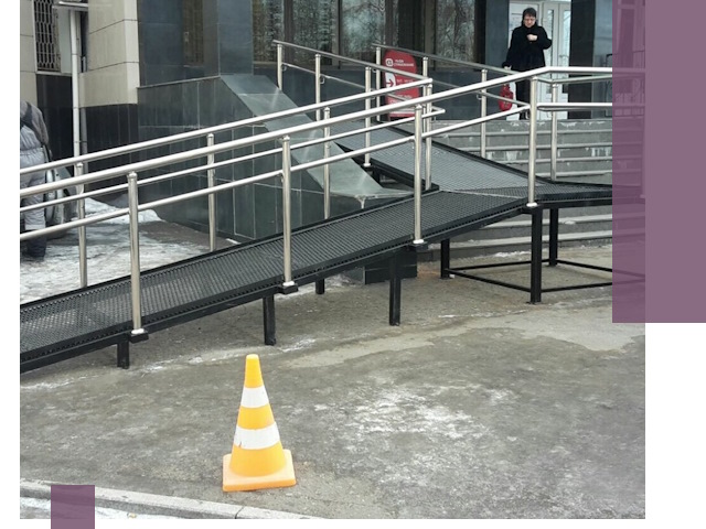 Стационарные пандусы под ключ в Слободской — изготовление и монтаж