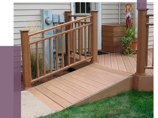 Пандус на крыльцо в Слободской под ключ от 7832 руб. 