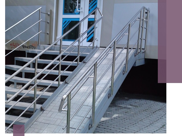 Пандус на крыльцо под ключ в Слободской: монтаж и изготовление