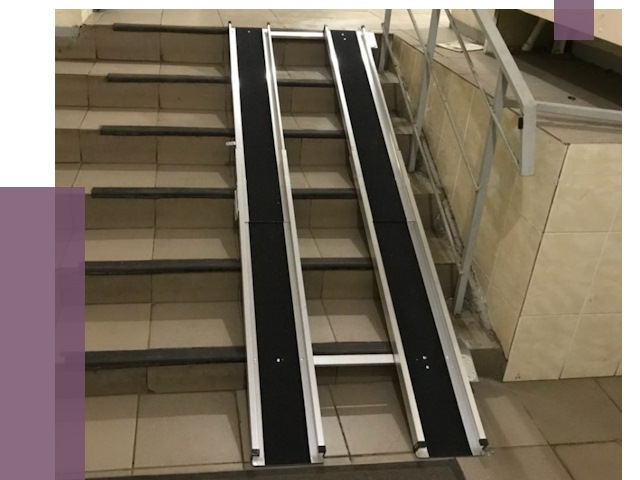 Установка пандуса в подъезд в Слободской от 8038 руб. под ключ | ПРОЛЁТ-Слб