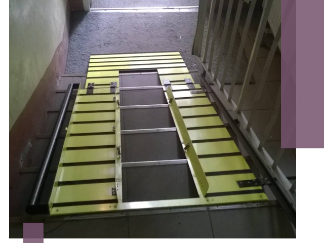 Профессиональный монтаж пандуса в подъезд в Слободской