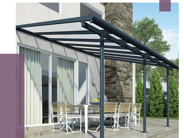 Навесы пристенные в Слободской от 9171 руб. — монтаж и установка | ПРОЛЁТ-Слб