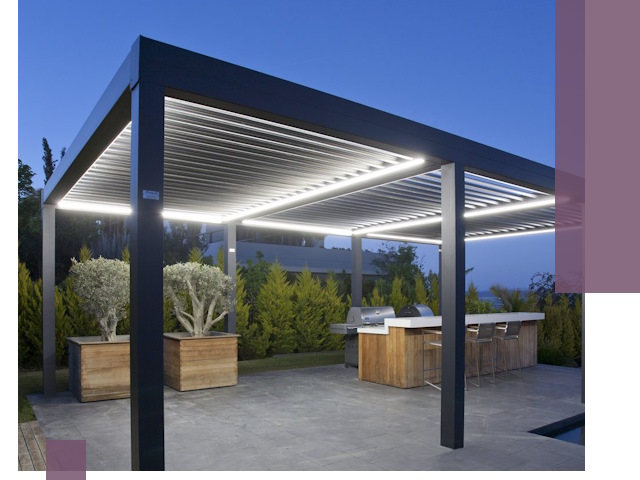 Навесы отдельно стоящие под ключ в Слободской из металла и поликарбоната