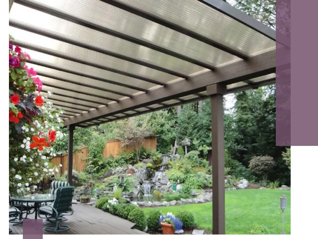 Навесы из поликарбоната под ключ в Слободской быстро и надёжно