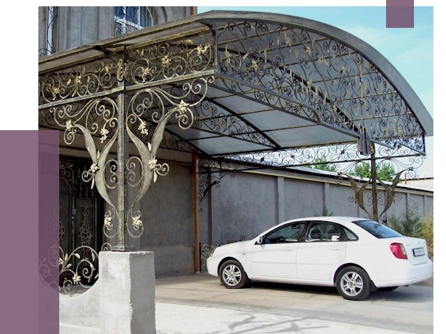 Кованые навесы в Слободской от 14685 руб. | ПРОЛЁТ-Слб