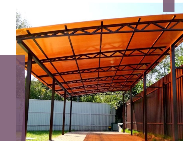 Односкатные навесы под ключ в Слободской от 13242 руб. 