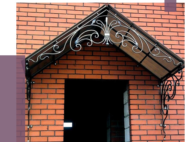 Металлические козырьки в Слободской от 10769 руб. 