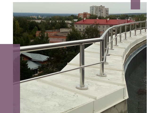 Парапеты и ограждения кровли в Слободской от 4998 руб.