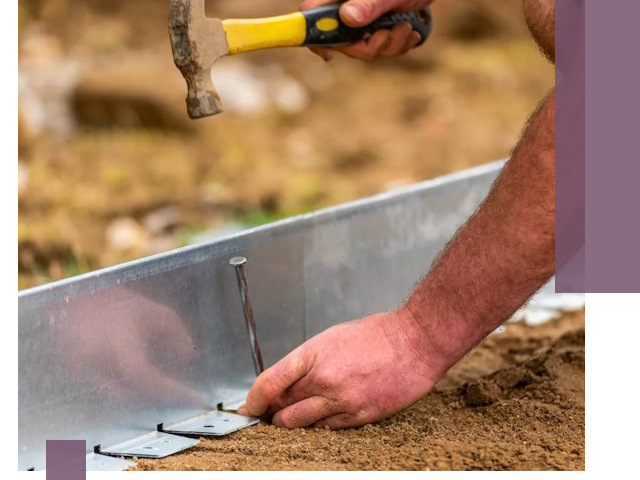 Монтаж металлических бордюров в Слободской быстро и качественно