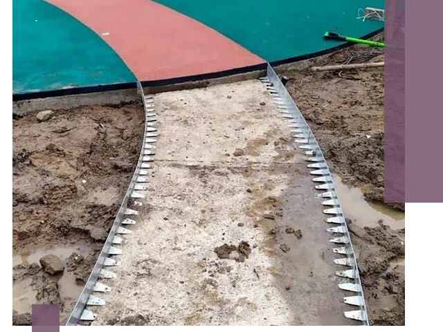 Металлические бордюры для дорожек в Слободской — монтаж и изготовление