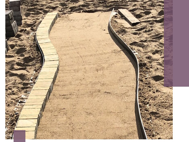 Металлические бордюры для тротуаров в Слободской — прочные и долговечные