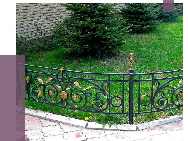 Кованые газонные ограждения в Слободской от 7677 руб. — ПРОЛЁТ-Слб