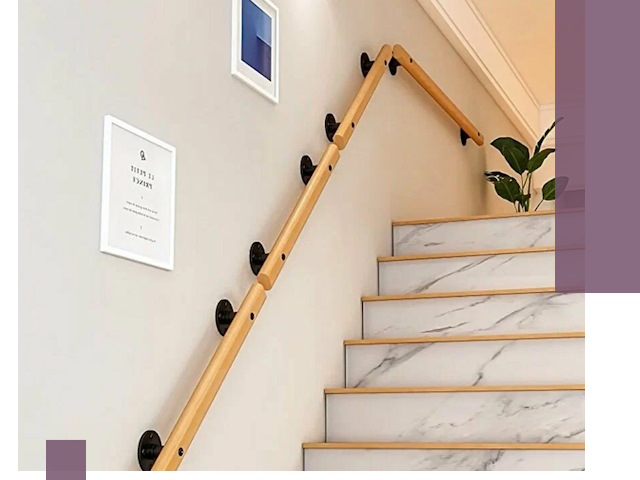 Поручни металлические и деревянные под ключ в Слободской