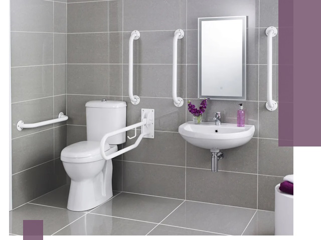 Поручни для санузлов в Слободской: установка, ремонт и монтаж